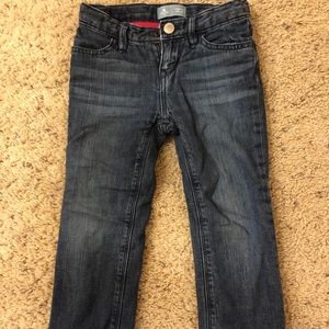 ⛔️SOLD⛔️4T girl Baby Gap fleece lined jeans